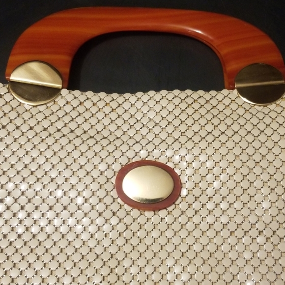 Vintage Whiting & Davis mesh handbag - Picture 3 of 5